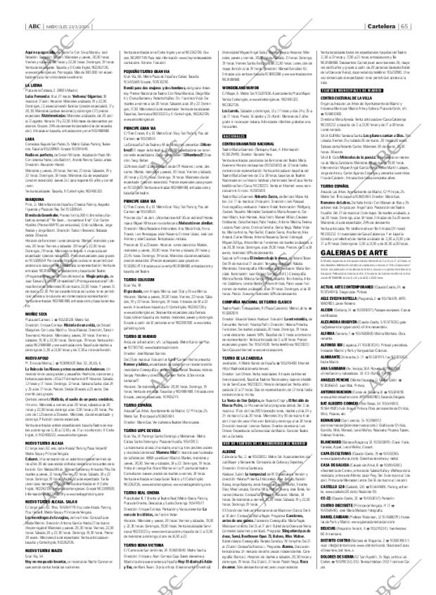 ABC MADRID 23-03-2005 página 65