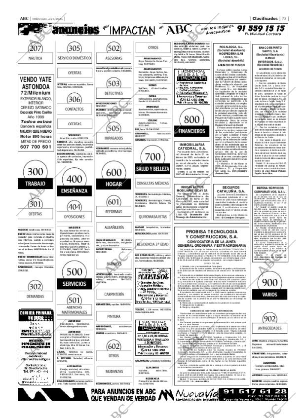ABC MADRID 23-03-2005 página 73