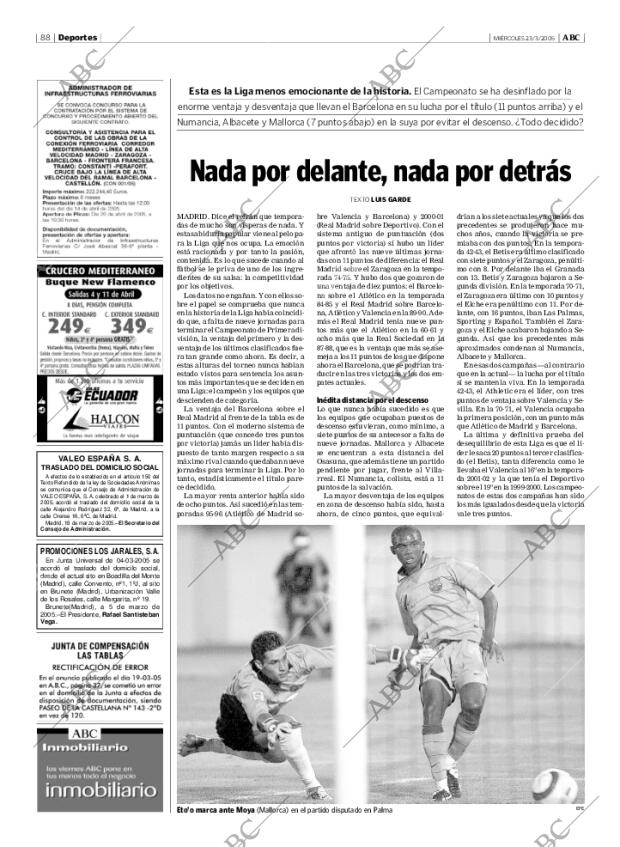 ABC MADRID 23-03-2005 página 88