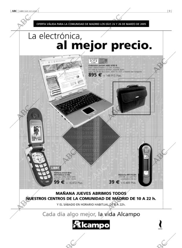 ABC MADRID 23-03-2005 página 9