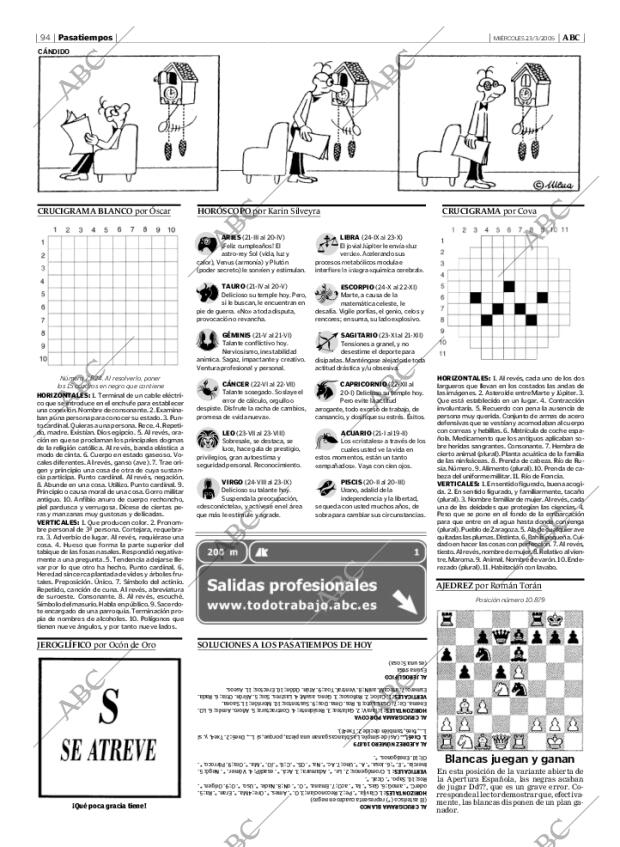 ABC MADRID 23-03-2005 página 94