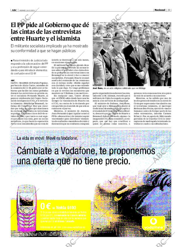 ABC MADRID 25-03-2005 página 19