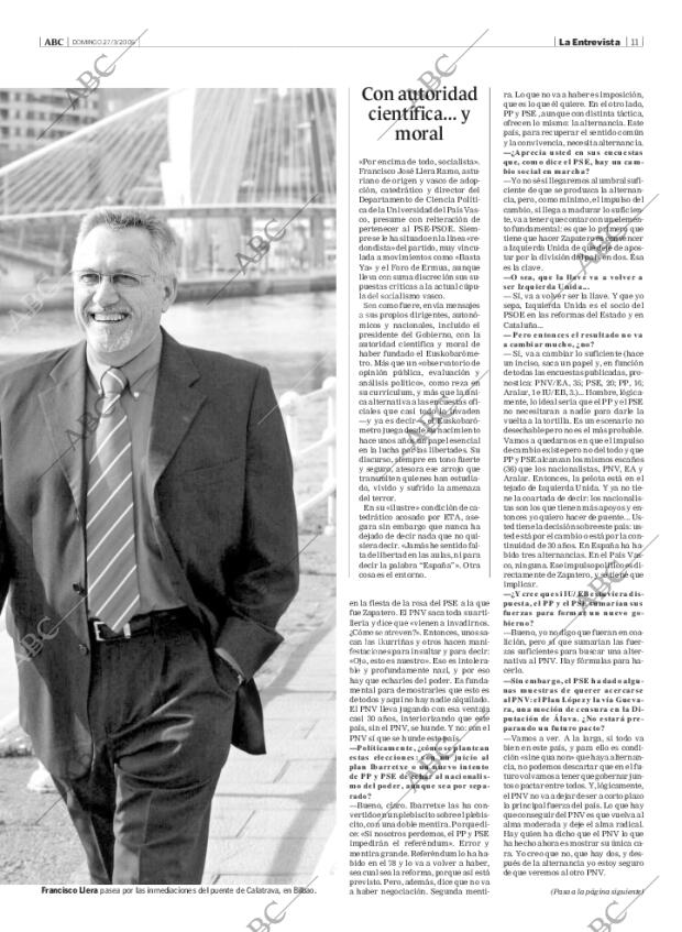 ABC MADRID 27-03-2005 página 11