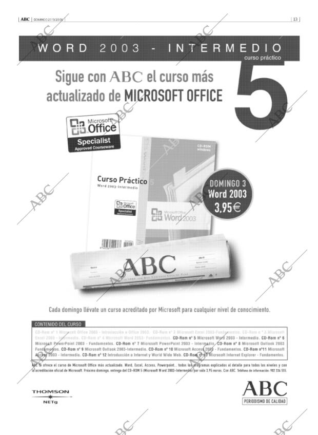 ABC MADRID 27-03-2005 página 13