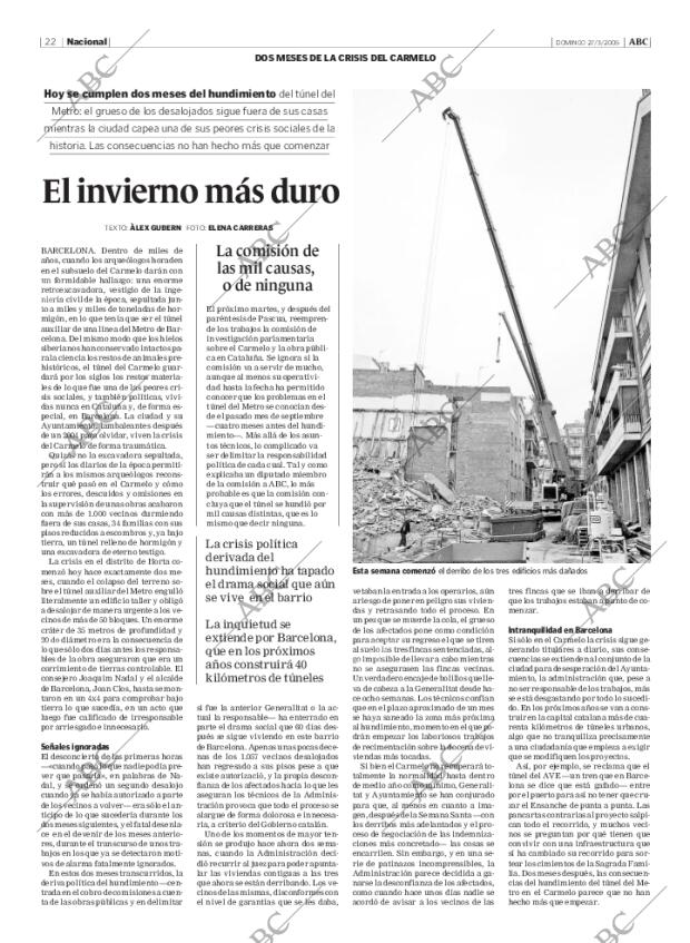 ABC MADRID 27-03-2005 página 22