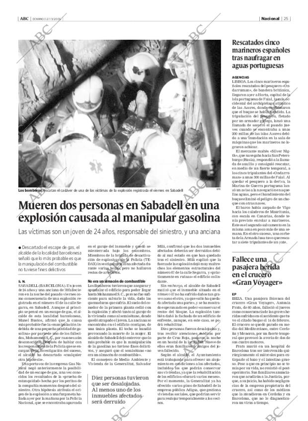 ABC MADRID 27-03-2005 página 25