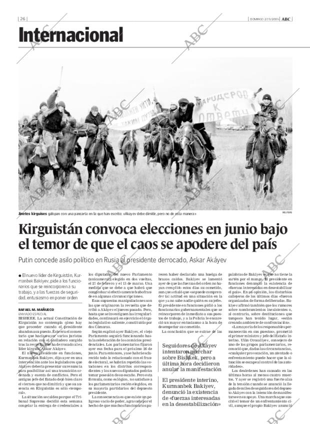 ABC MADRID 27-03-2005 página 26