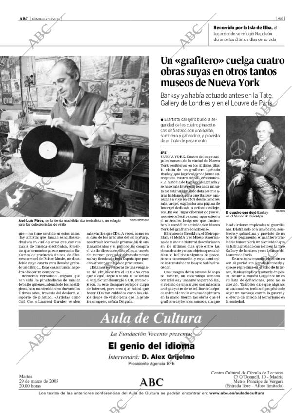 ABC MADRID 27-03-2005 página 63