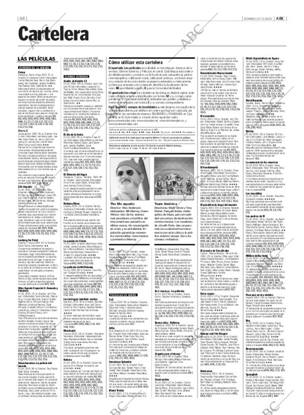 ABC MADRID 27-03-2005 página 68