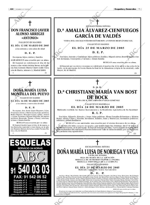 ABC MADRID 27-03-2005 página 75