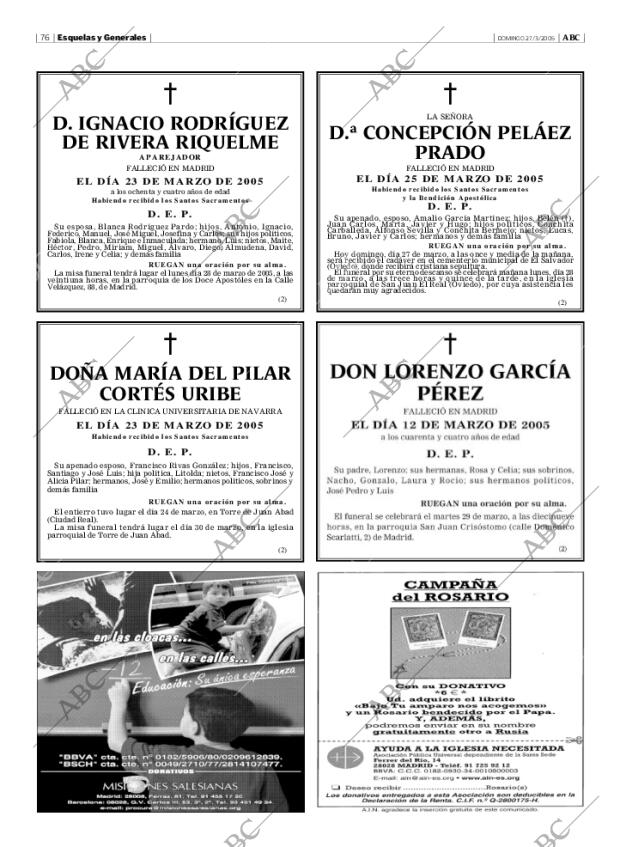 ABC MADRID 27-03-2005 página 76