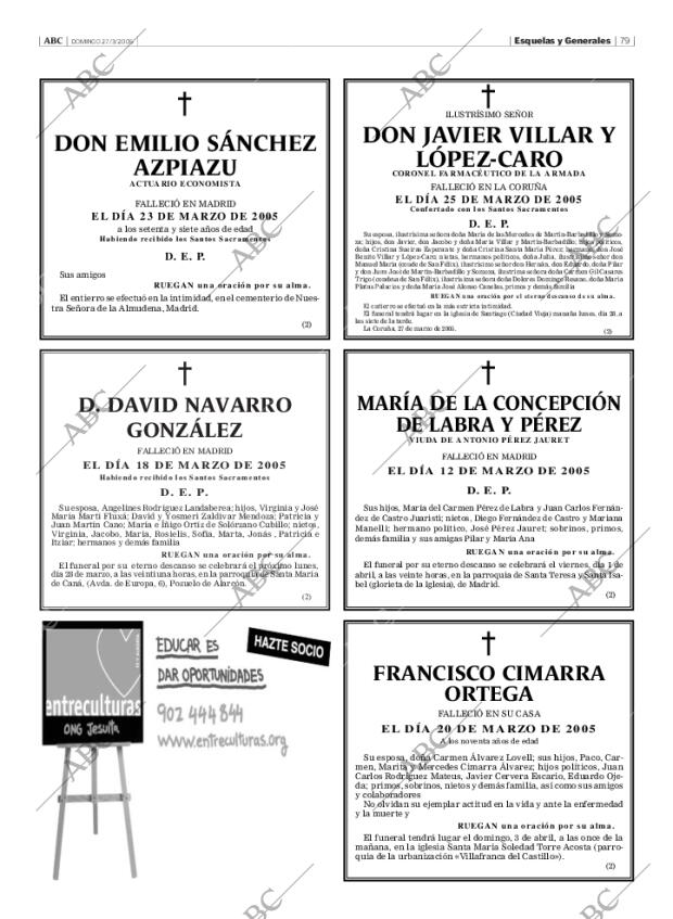 ABC MADRID 27-03-2005 página 79