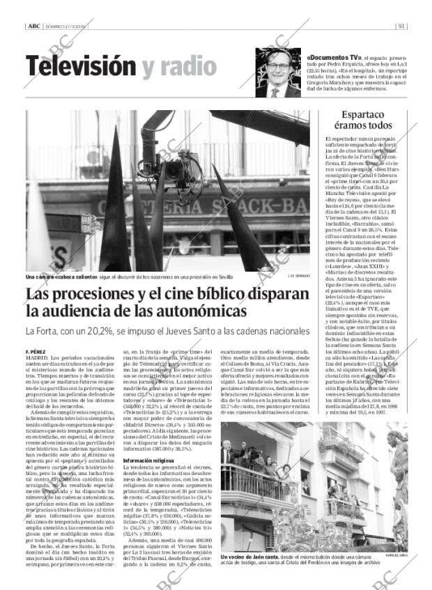 ABC MADRID 27-03-2005 página 91
