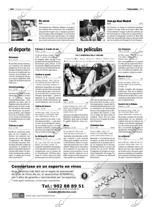 ABC MADRID 27-03-2005 página 93