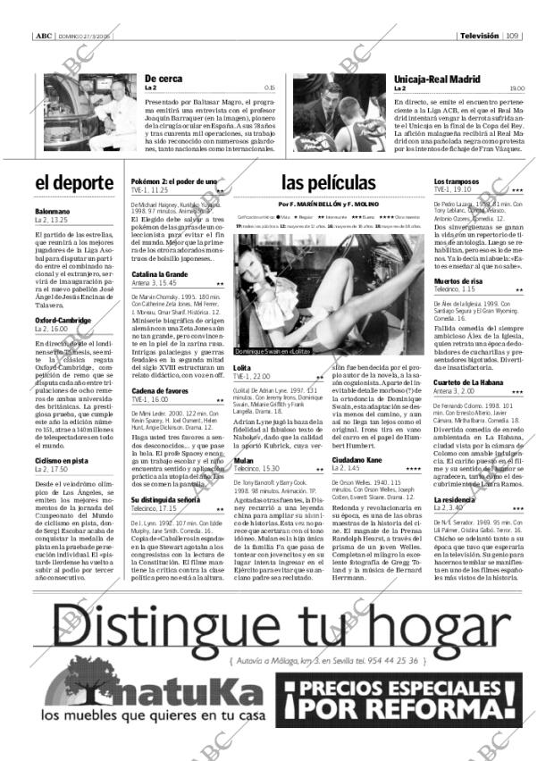 ABC SEVILLA 27-03-2005 página 109