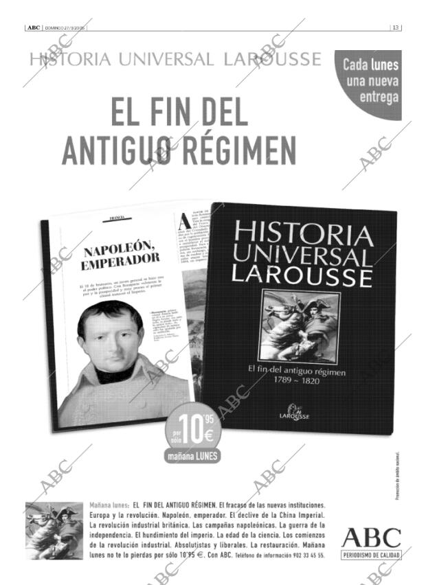 ABC SEVILLA 27-03-2005 página 13