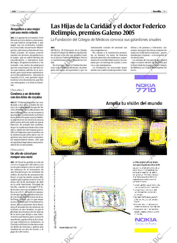 ABC SEVILLA 27-03-2005 página 19