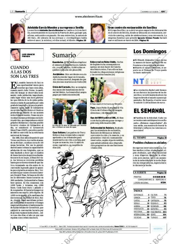 ABC SEVILLA 27-03-2005 página 2