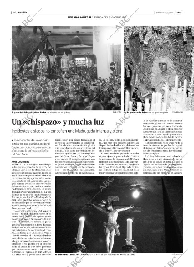 ABC SEVILLA 27-03-2005 página 20