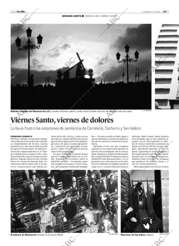 ABC SEVILLA 27-03-2005 página 22