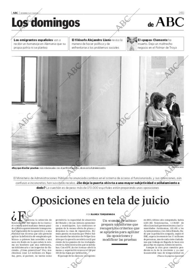 ABC SEVILLA 27-03-2005 página 61