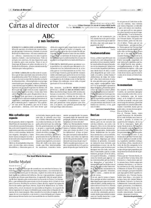 ABC SEVILLA 27-03-2005 página 8
