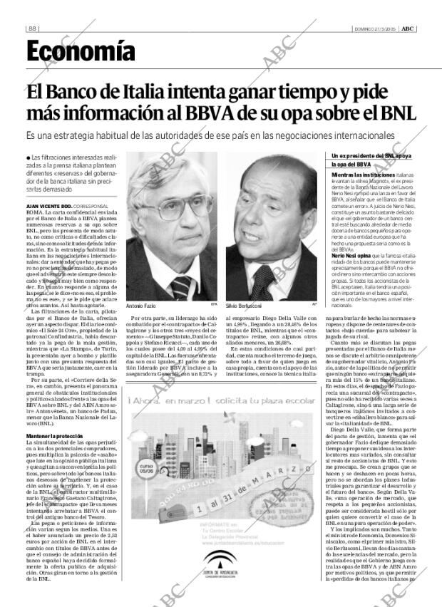 ABC SEVILLA 27-03-2005 página 88