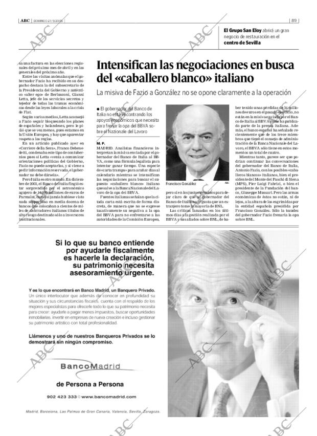 ABC SEVILLA 27-03-2005 página 89