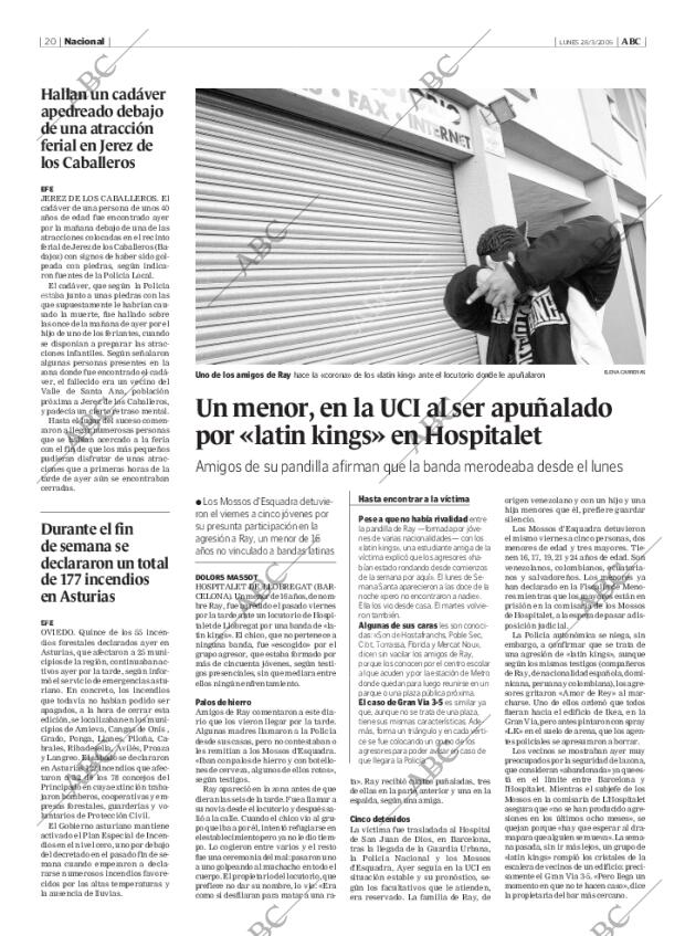 ABC MADRID 28-03-2005 página 20