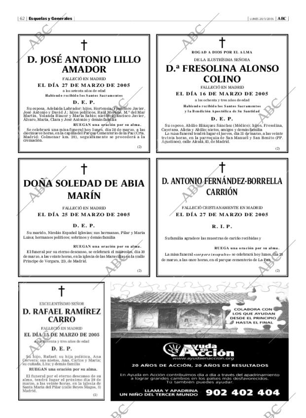 ABC MADRID 28-03-2005 página 62