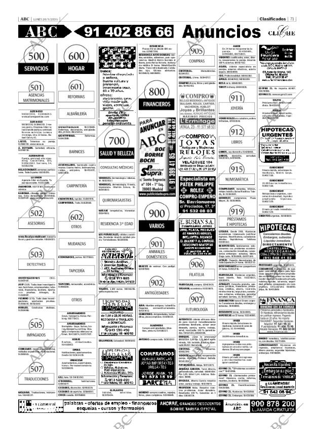 ABC MADRID 28-03-2005 página 71