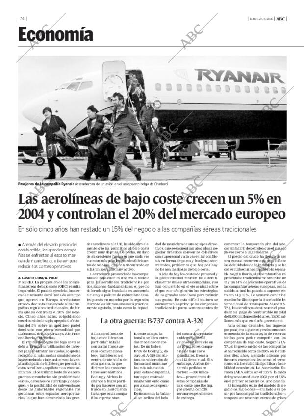 ABC MADRID 28-03-2005 página 74
