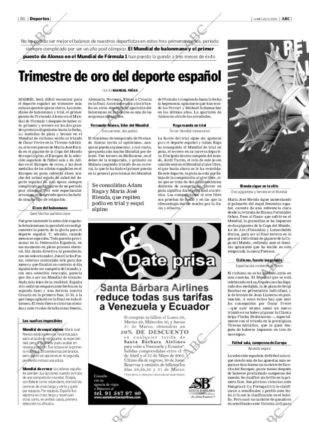 ABC MADRID 28-03-2005 página 86