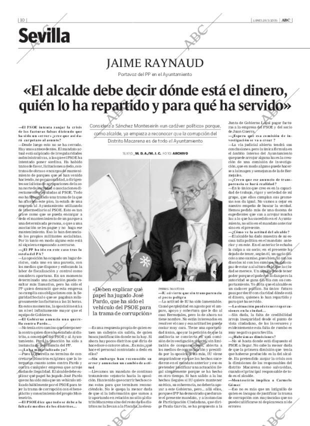 ABC SEVILLA 28-03-2005 página 10