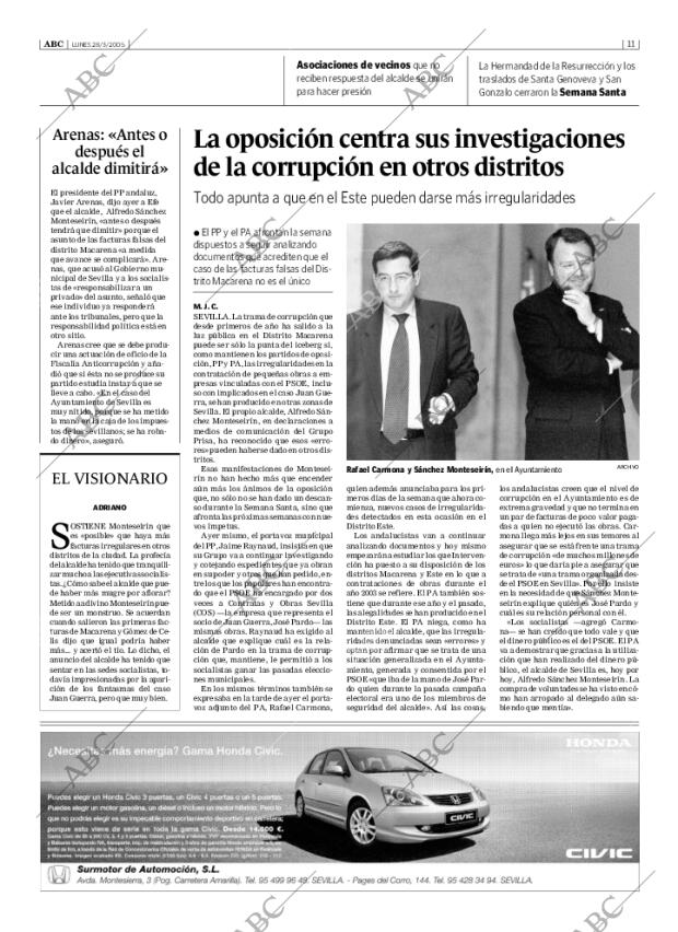 ABC SEVILLA 28-03-2005 página 11