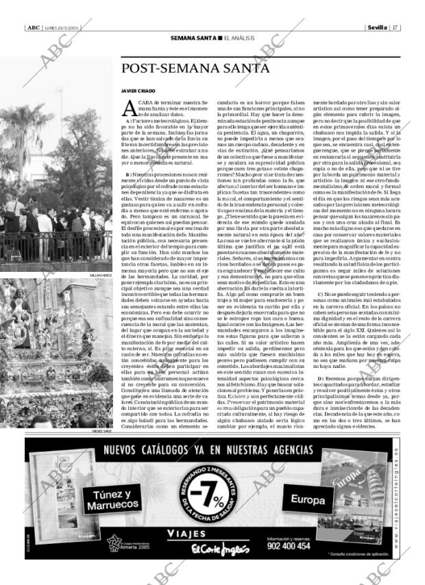ABC SEVILLA 28-03-2005 página 17