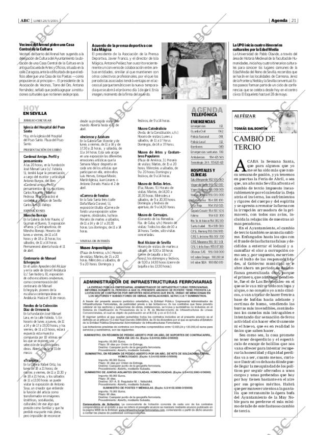 ABC SEVILLA 28-03-2005 página 21