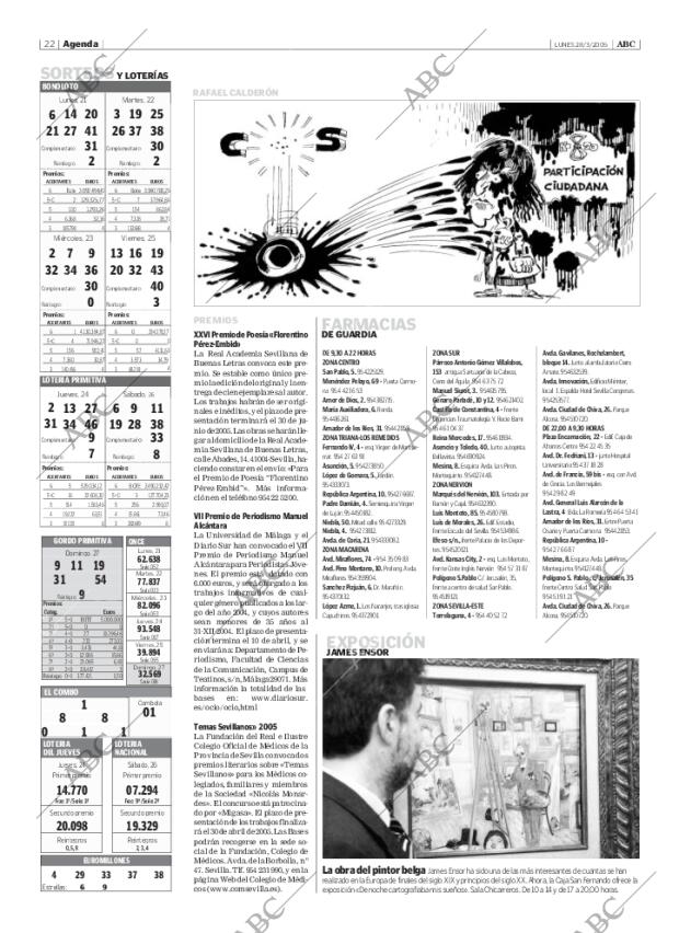 ABC SEVILLA 28-03-2005 página 22