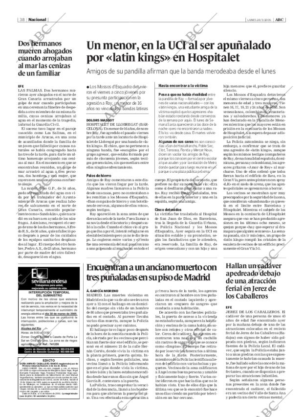 ABC SEVILLA 28-03-2005 página 38