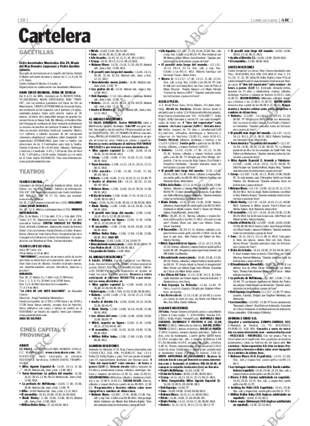 ABC SEVILLA 28-03-2005 página 58