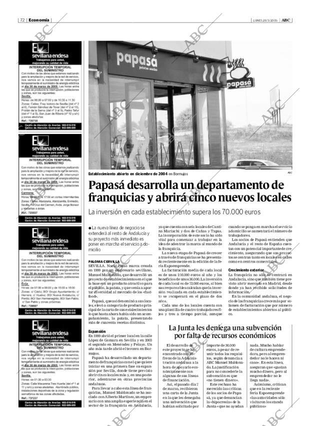 ABC SEVILLA 28-03-2005 página 72