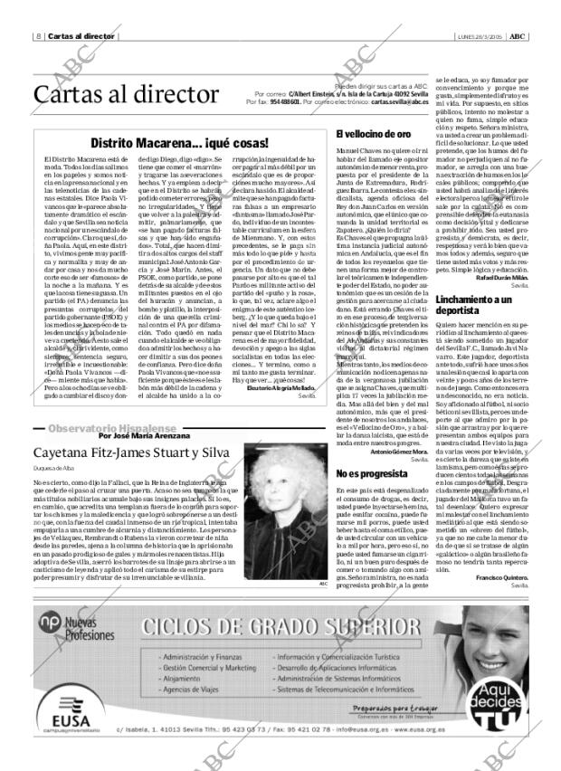 ABC SEVILLA 28-03-2005 página 8