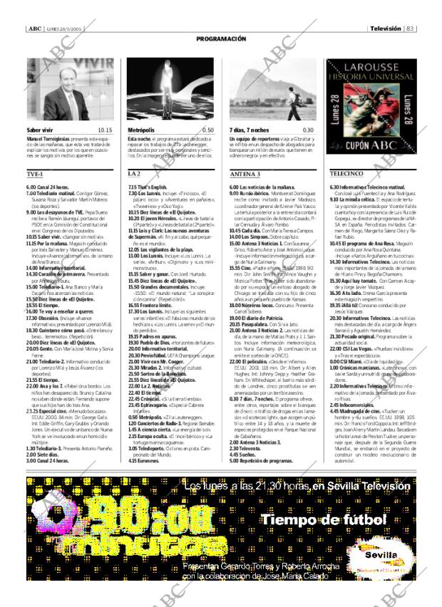 ABC SEVILLA 28-03-2005 página 83