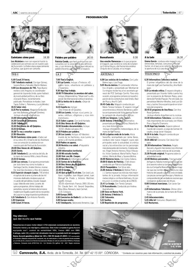 ABC CORDOBA 29-03-2005 página 87