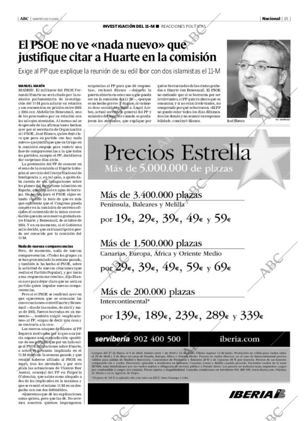 ABC MADRID 29-03-2005 página 15