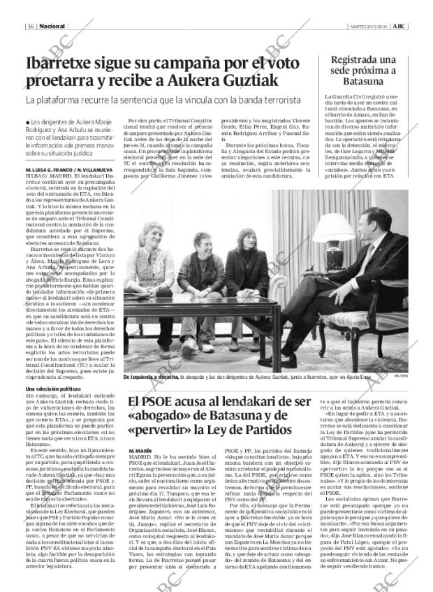 ABC MADRID 29-03-2005 página 16