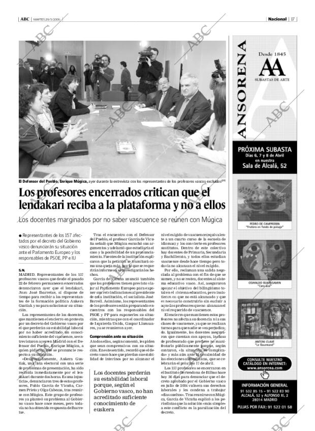 ABC MADRID 29-03-2005 página 17