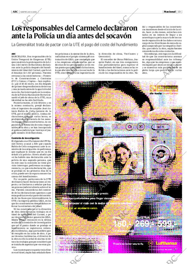 ABC MADRID 29-03-2005 página 19