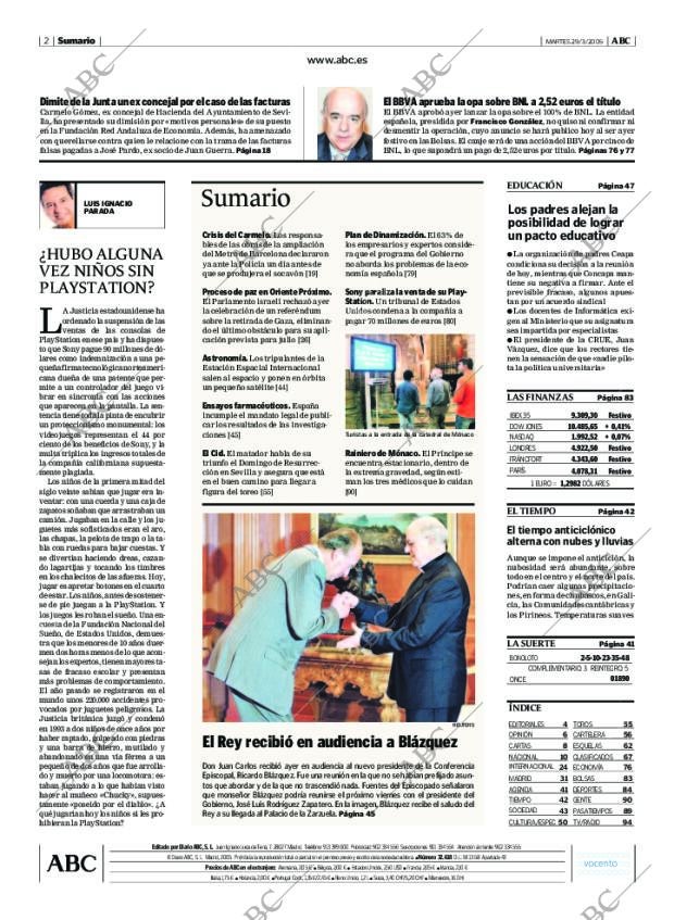 ABC MADRID 29-03-2005 página 2
