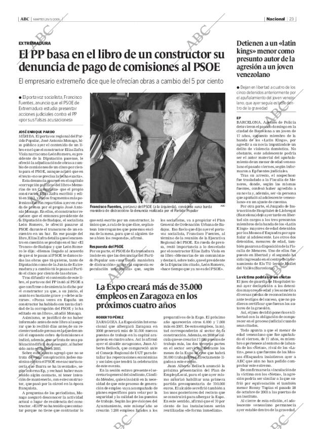 ABC MADRID 29-03-2005 página 23